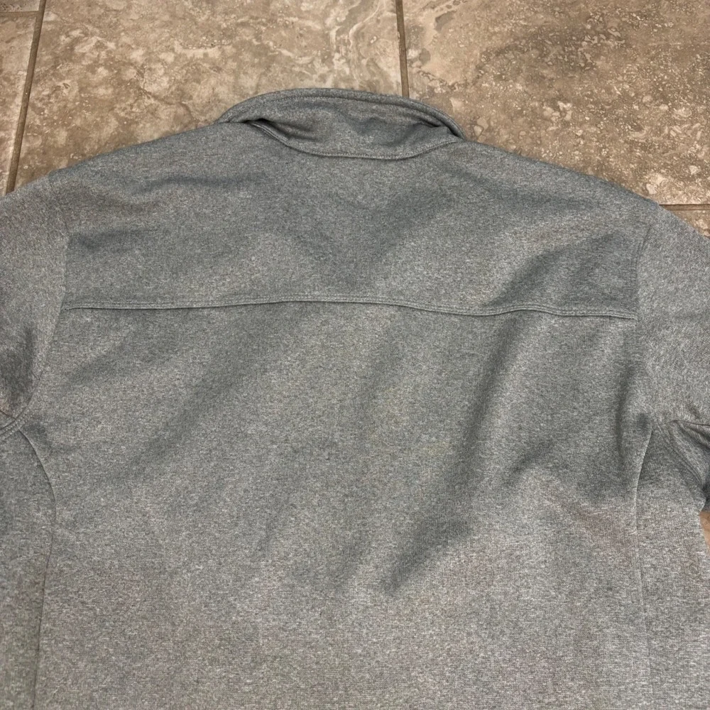 The North‎ Face Mens Quarter Zip Pullover Grey Performance Fleece Jacket M